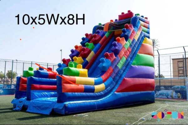 Amazing LEGO SLIDE for rental in Dubai and all over UAE.
