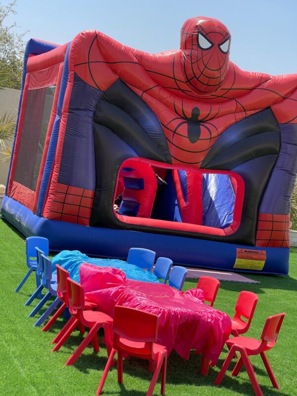 SPIDERMAN BOUNCY party rentals in dubai